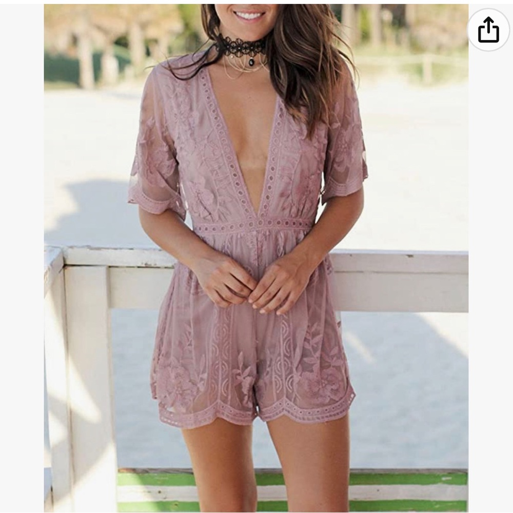 Pink romper